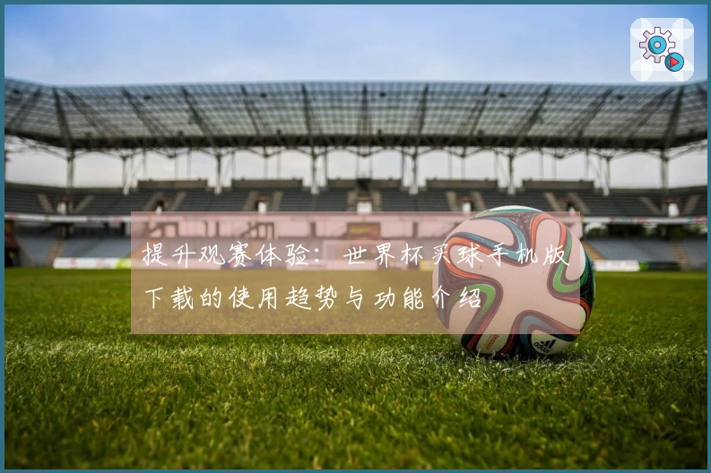 提升观赛体验：世界杯买球手机版下载的使用趋势与功能介绍